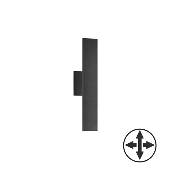 Dainolite 15W Wall Sconce in Matte Black