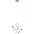 thumbnail image 1 of Dainolite Metal Modern 1 Light Thomson Gold Pendant, 1 of 13