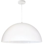 Dainolite Metal Transitional 1 Light Ofelia Matte White Pendant