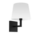thumbnail image 1 of Dainolite 1LT Incandescent Wall Sconce,  MB, White Shade, 1 of 4
