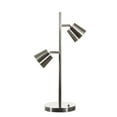 thumbnail image 1 of Dainolite 2 Light LED Table Lamp - Satin Chrome, 1 of 3