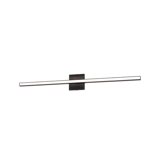 Dainolite 24W Colour Changing Vanity Matte Black with Frosted Acrylic Diffuser