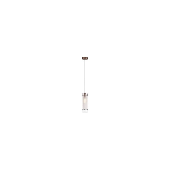 Dainolite Single Pendant Clear Frosted Glass - Clear Frosted Glass