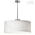 thumbnail image 1 of Dainolite 22W Slit Drum LED Pendant, White Shade, 1 of 2