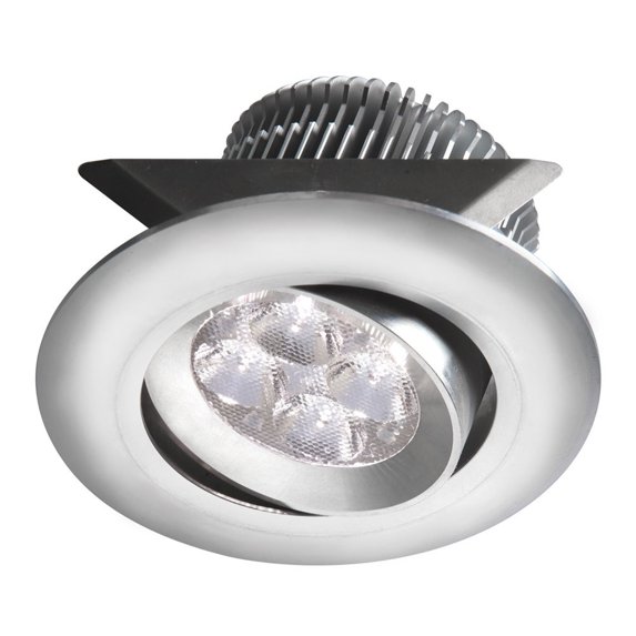 Dainolite 24V DC,8W Adjustable Mini LED Pot Light - Anodized Aluminum