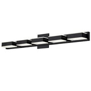 Dainolite 25W LED Wall Vanity, Matte Black Finish