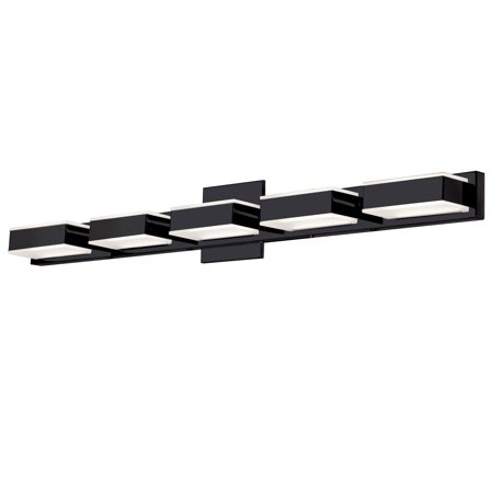 Dainolite 25W LED Wall Vanity, Matte Black Finish