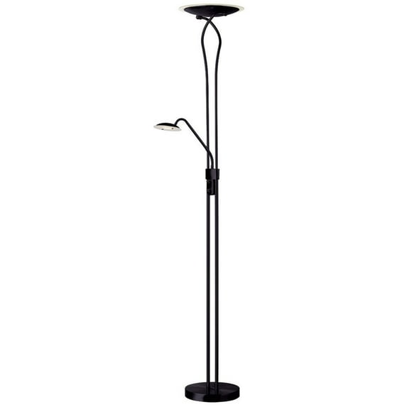 Dainolite 29W Mother & Son Floor Lamp - Matte Black