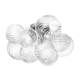 thumbnail image 1 of Dainolite 3 Light Halogen Flush Mount Polished Chrome with Clear Spiral Glass, 1 of 3
