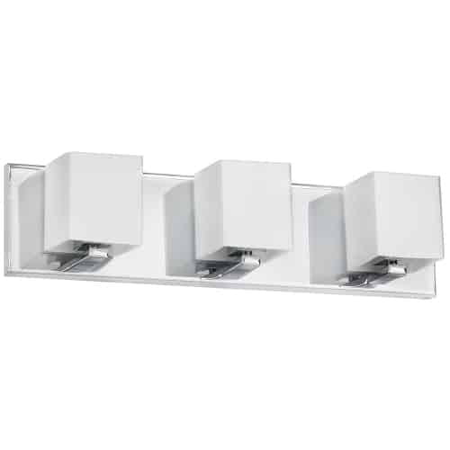 Dainolite 3 Light Vanity Fixture - Polished Chrome