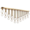thumbnail image 1 of Dainolite 30LT Halogen Flush Aged Brass w/ White Glass, 1 of 3