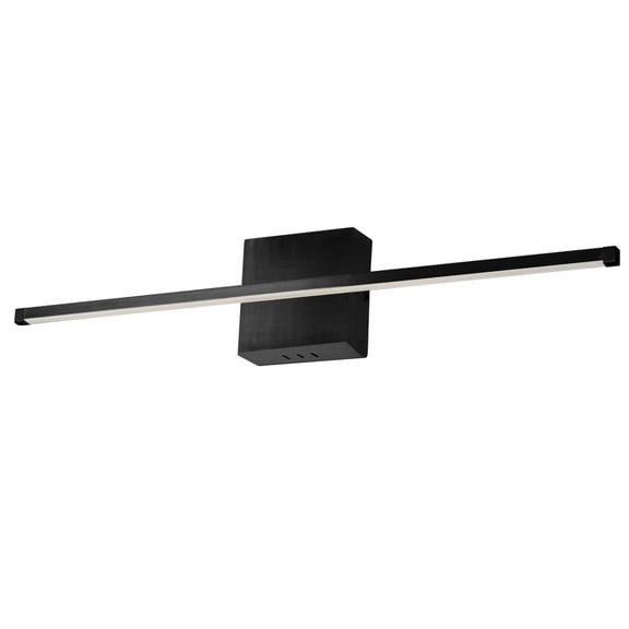 Dainolite Metal Modern 30 Watt Array Matte Black Wall Sconce
