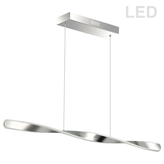 Dainolite 32W Horizontal Pendant Polished Chrome