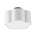 thumbnail image 1 of Dainolite 3LT Incandescent Flush Mount, MB, White Shade, 1 of 5