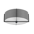 thumbnail image 1 of Dainolite 3LT Incandescent Semi-Flush Mount, MB, GRY Shade, 1 of 4