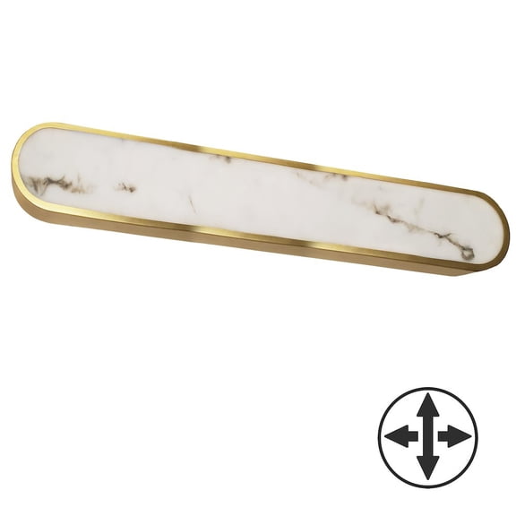 Dainolite 40W Wall Sconce in Aged Brass w/ Alabaster Diffuser