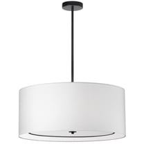 Dainolite 4LT Incand Pendant, MB with WH Shade