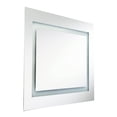 thumbnail image 1 of Dainolite 58W Square Mirror, Inside Illuminated 36 Inch - Silver, 1 of 2