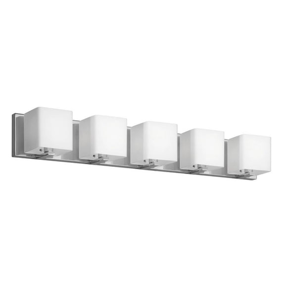 Dainolite Metal Modern 5 Light Polished Chrome Vanity