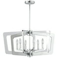 thumbnail image 1 of Dainolite 6 Light Chandelier, Polished Chrome Finish, 1 of 4