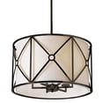 thumbnail image 1 of Dainolite 6 Light Flush-Mount Metal Cage - Vintage Oiled Bronze, 1 of 3