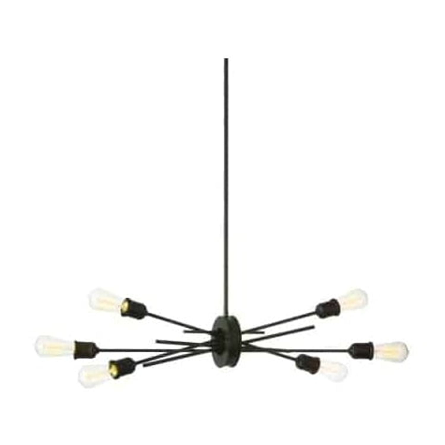 Nebraska 32'' Aged Brass 6-Light Sputnik Pendant