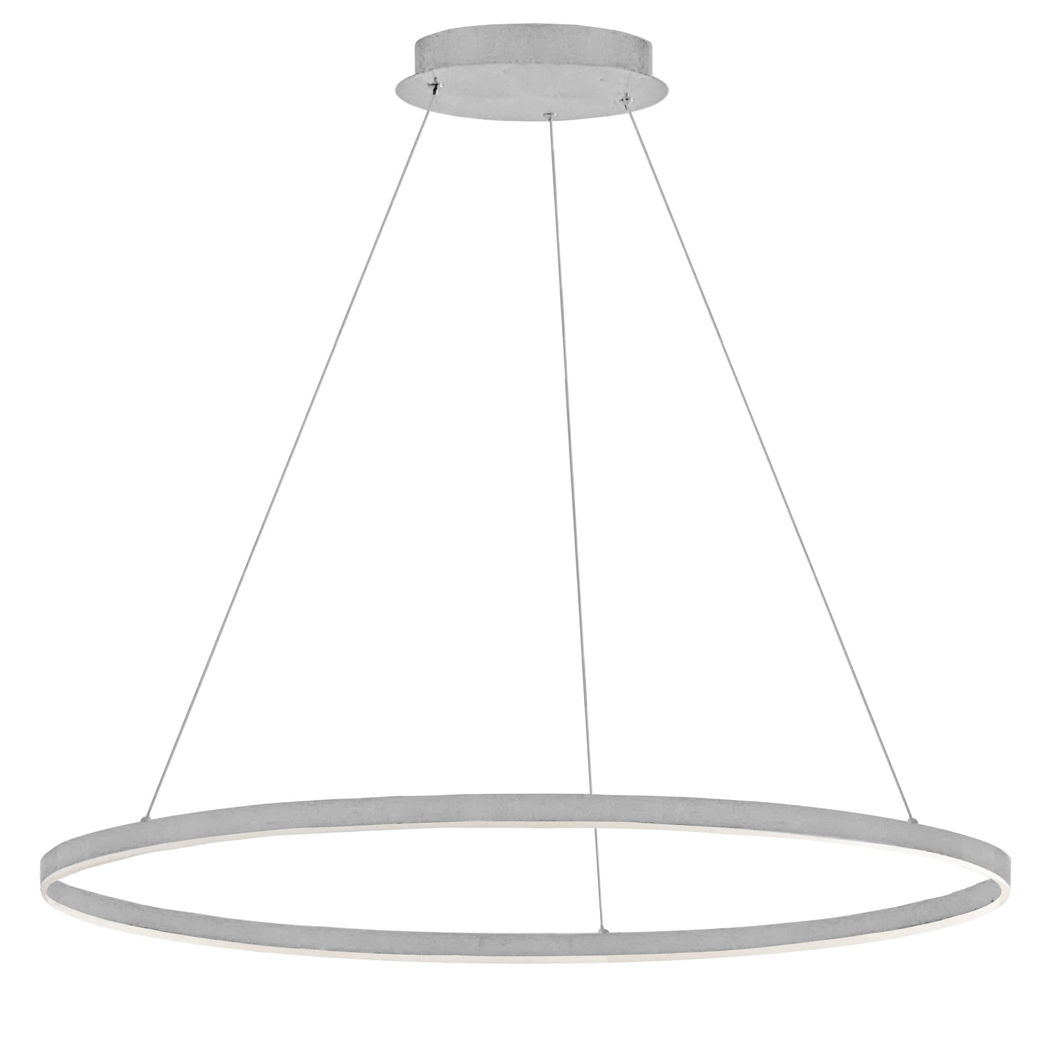 Circulo 32" Silver LED Round Pendant Light