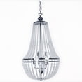 thumbnail image 1 of Dainolite 6LT Incandescent Chandelier PC w/Clr Glass Beads, 1 of 9