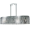 thumbnail image 1 of Dainolite 7 Light Oval Chandelier Crystal, Polished Chrome, 1 of 2