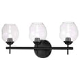 thumbnail image 1 of Dainolite  Abii 3 Light Transitional Matte Black Luxury vanity lights  Modern Bathroom Vanity Light  LED Compatible, 1 of 4
