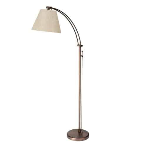 Dainolite Adjustable Floor Lamp - Oil Brushed Bronze