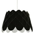 thumbnail image 1 of Dainolite - Amirah - One Light Pendant   Polished Chrome Finish with Black, 1 of 2