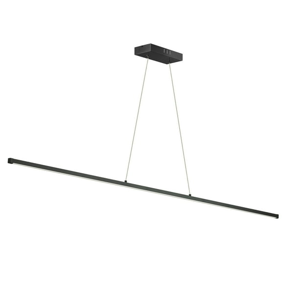 Dainolite ARY-4830LEDHP-MB 30W Led Horizontal Pendant Matte Black with White Acrylic Diffuser