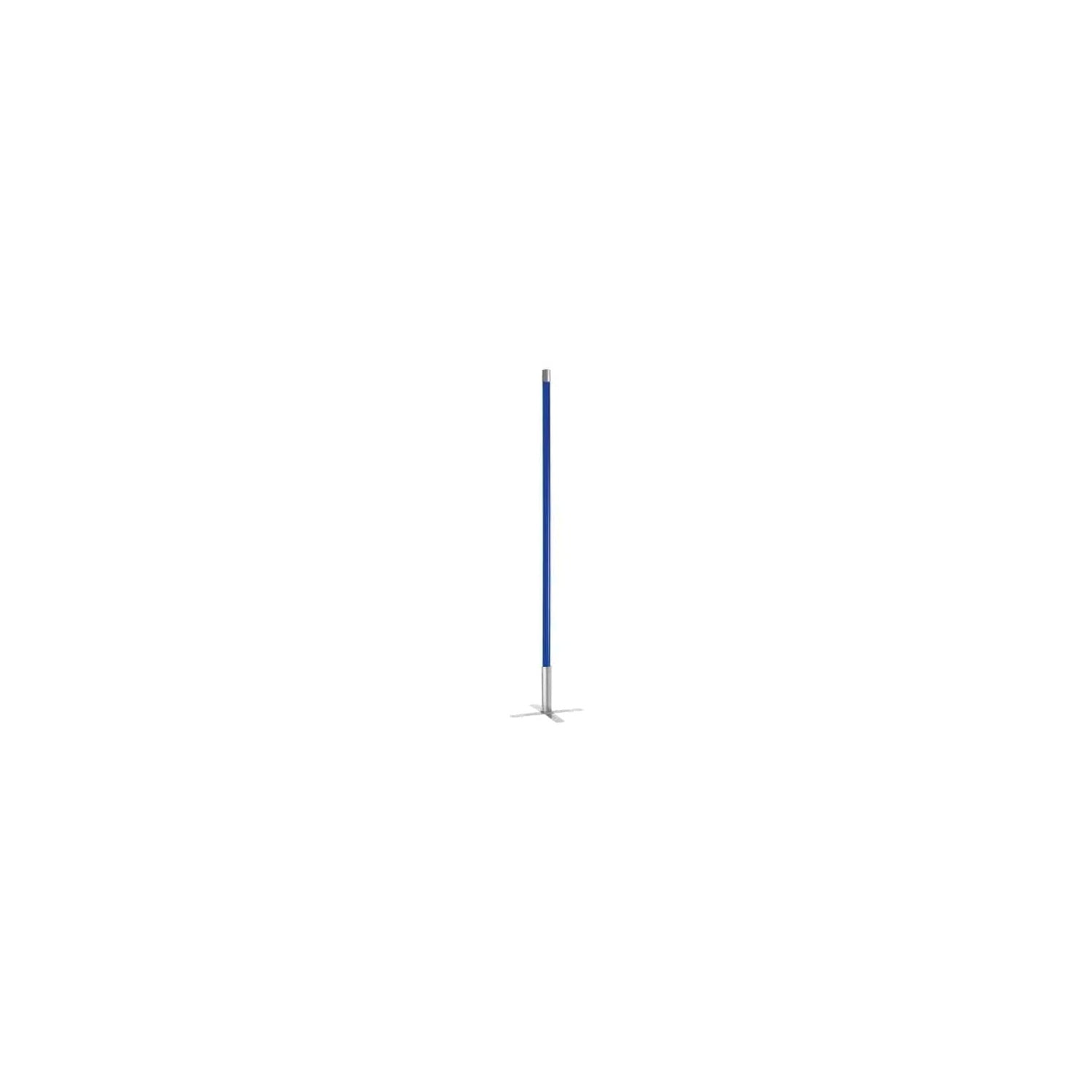 Contemporary Blue 36W Fluorescent Light Stick with Stand