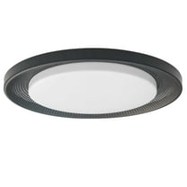 Dainolite  Boullier Flush Mount - 30W - Matte Black - White Acrylic Diffuser