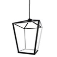thumbnail image 1 of Dainolite CAG-2046C-MB 46W Chandelier, Matte Black with White Diffuser, 1 of 4