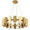 thumbnail image 1 of Dainolite CEN-2416C-AGB 16 Light Halogen Aged Brass Chandelier, 1 of 5