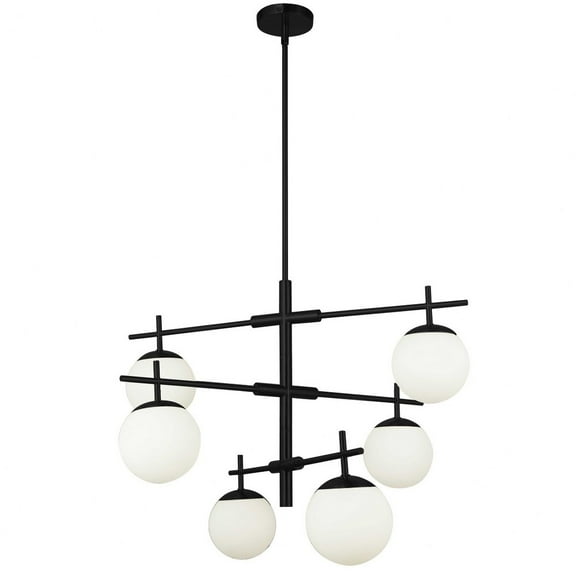 Dainolite - Caelia - 6 Light 3-Tier Chandelier In Contemporary Style-22.25