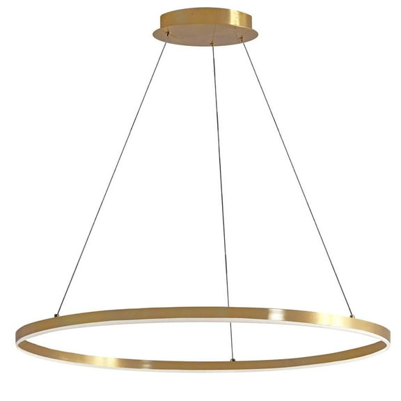 Dainolite 63W Chandelier, AGB, FR Acrylic Diffuser