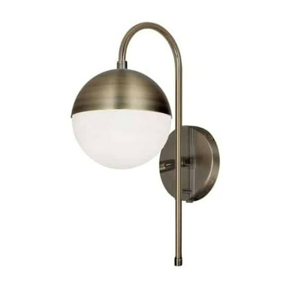 DAY-71W-AB Dainolite Dayana - One Light Wall Sconce-Antique Brass Finish