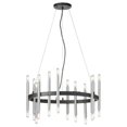 thumbnail image 1 of Dainolite - Derry - 24 Light Chandelier-Matte Black/Polished Chrome, 1 of 4