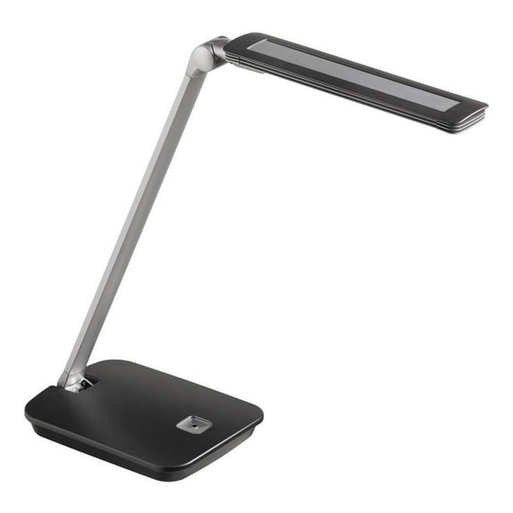 Dainolite Desk Lamp Black w/Silver Accents