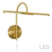 Dainolite Display/Exhibit - PICLED-152-AGB - 6W LED Picture Light Aged Brass Finish - Aged Brass