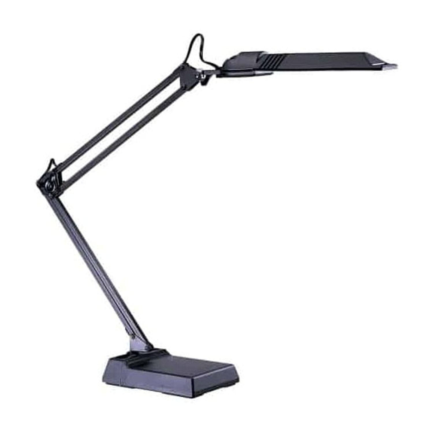 Adjustable Black Fluorescent Clip-on Desk Lamp