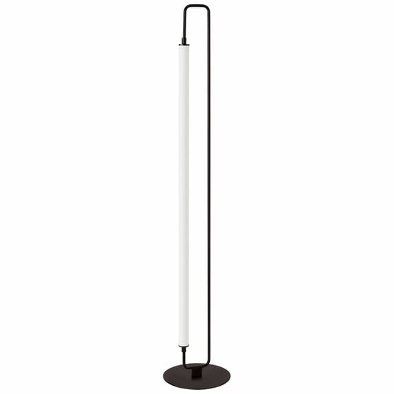Dainolite Freya 1 Light LED Floor Lamp Matte Black