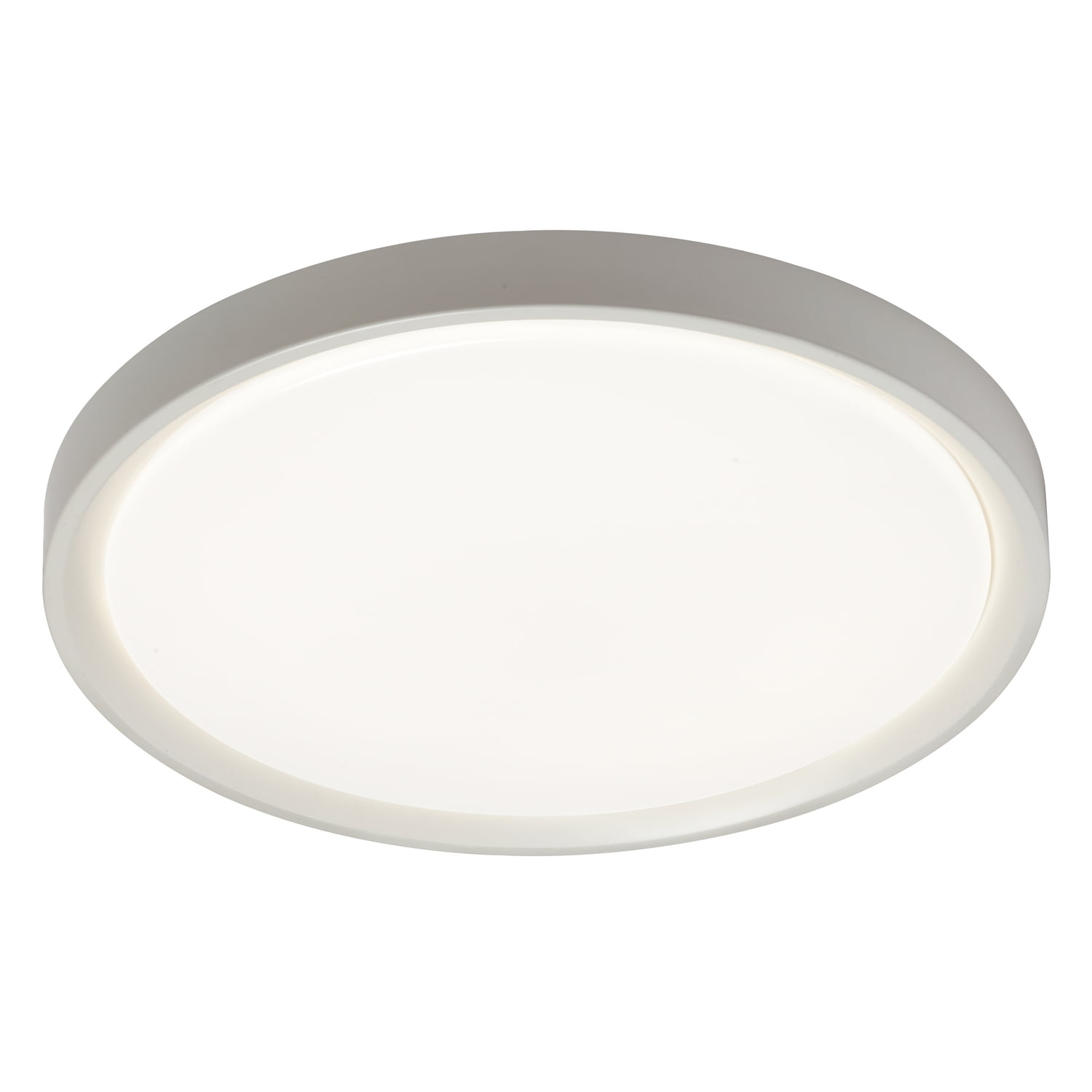 Sleek Modern 15'' Black LED Ceiling Bowl for Indoor/Outdoor Use