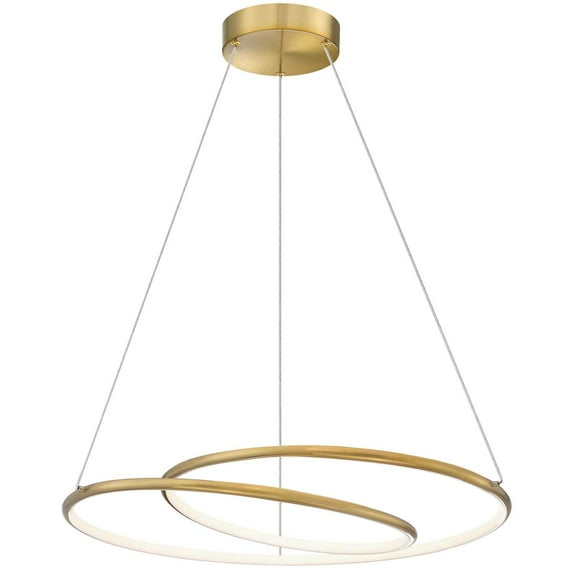 Dainolite - Gabriel - 34W 1 LED Chandelier In Contemporary Style-3 Inches Tall