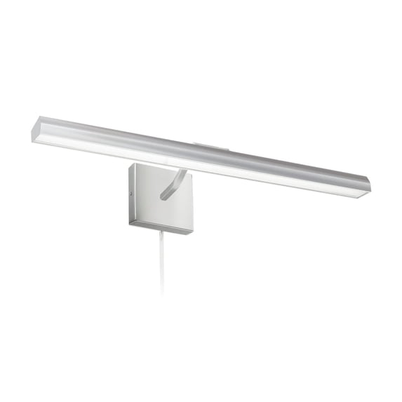 Leonardo 3 - Light Satin Chrome Chrome Contemporary Metal Wall Sconce