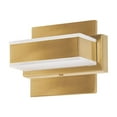 thumbnail image 1 of Livex Lighting 6" 5W 1 LED Bath Vanity, Gold Finish with Frosted Glass, 1 of 3
