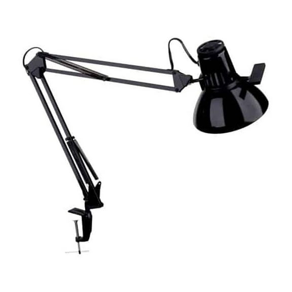 Dainolite Modern - MAGNUS-I-BK - Desktop Task Lamp, Gloss Black, 36 Reach - Black